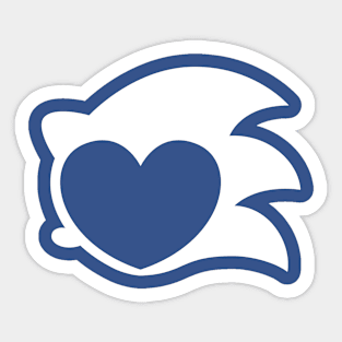 Hedgehog Heart Sticker